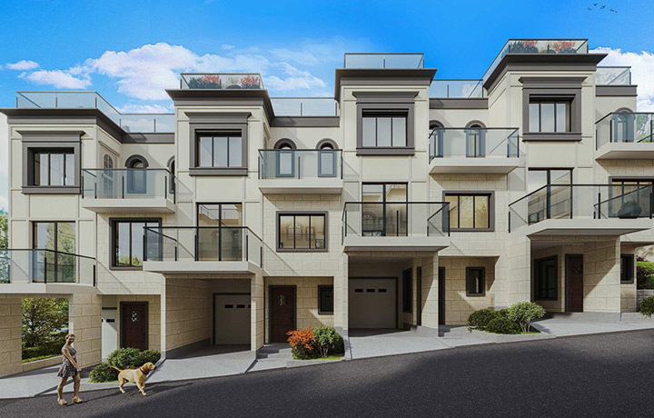 Luxury townhouse rental development in Vernon, British Columbia